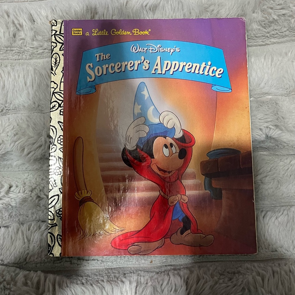 💙 Disney’s The Sorcerer’s Apprentice A Little Golden Book